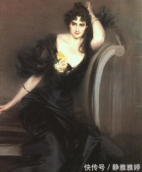 肖像画家!意大利著名的肖像画家乔瓦尼·博尔迪尼油画中的美艳贵妇