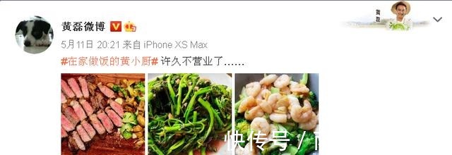 自制晚餐|黄磊晒自制晚餐，瞬间被点赞过万，网友黄小厨的画风变了！