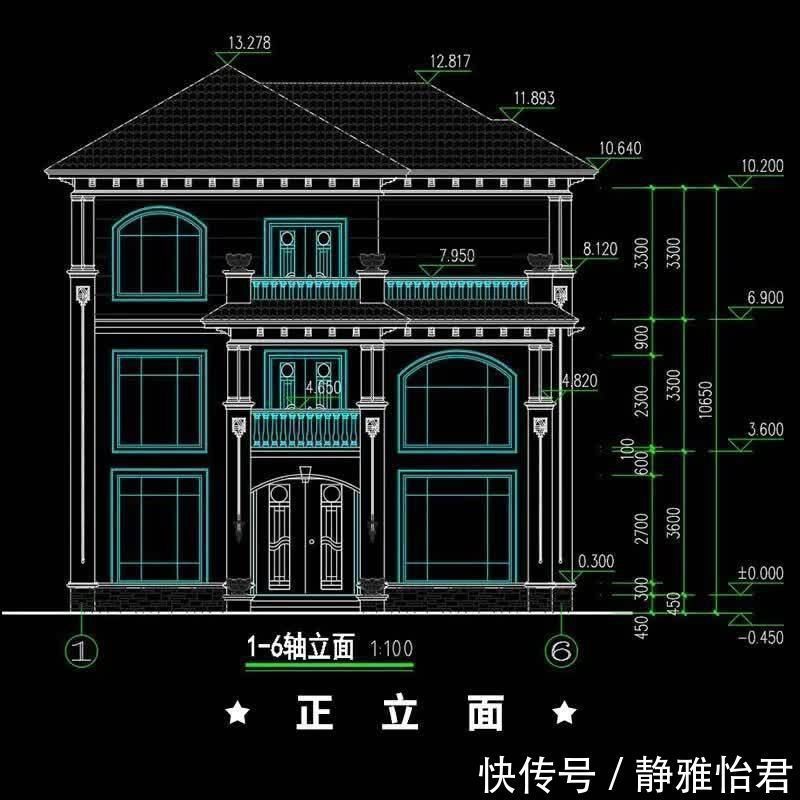 衣帽间|带堂屋的三层农村别墅，占地12X12米，欧式设计太赞了