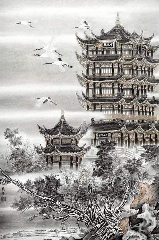 名楼|崔颢写在黄鹤楼的诗,因其恢宏的气势和艺术魅力,被誉为千古绝唱,连李白都自叹不如