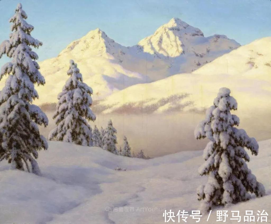 伦敦时报$这位俄罗斯画家，不愧为光与雪的大师！