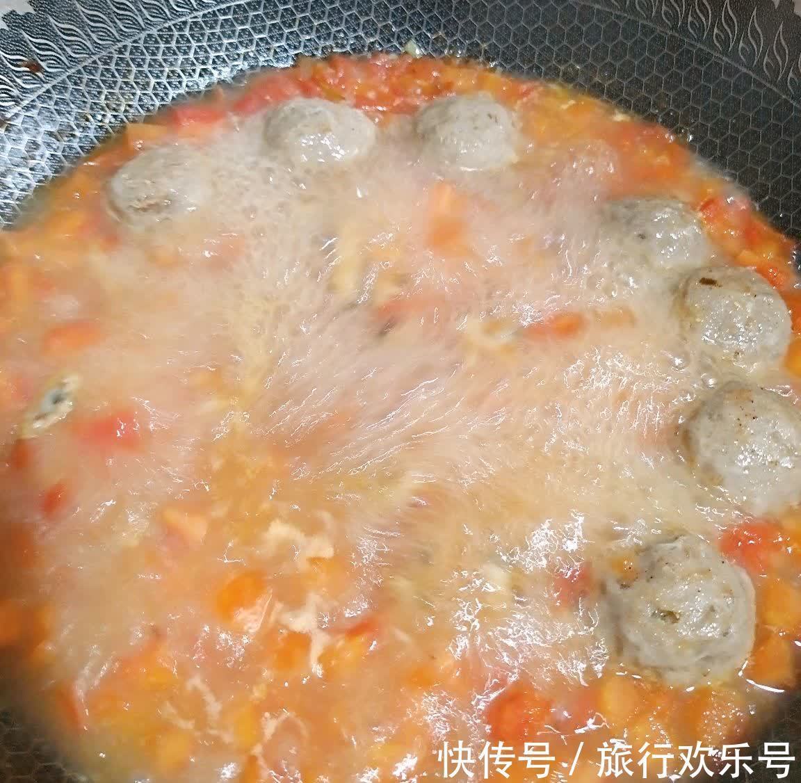 花甲肉|越吃越瘦系列,番茄肉丸,“假”面更美味