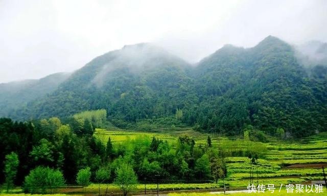 汉中铁炉沟，田园美景让人流连忘返