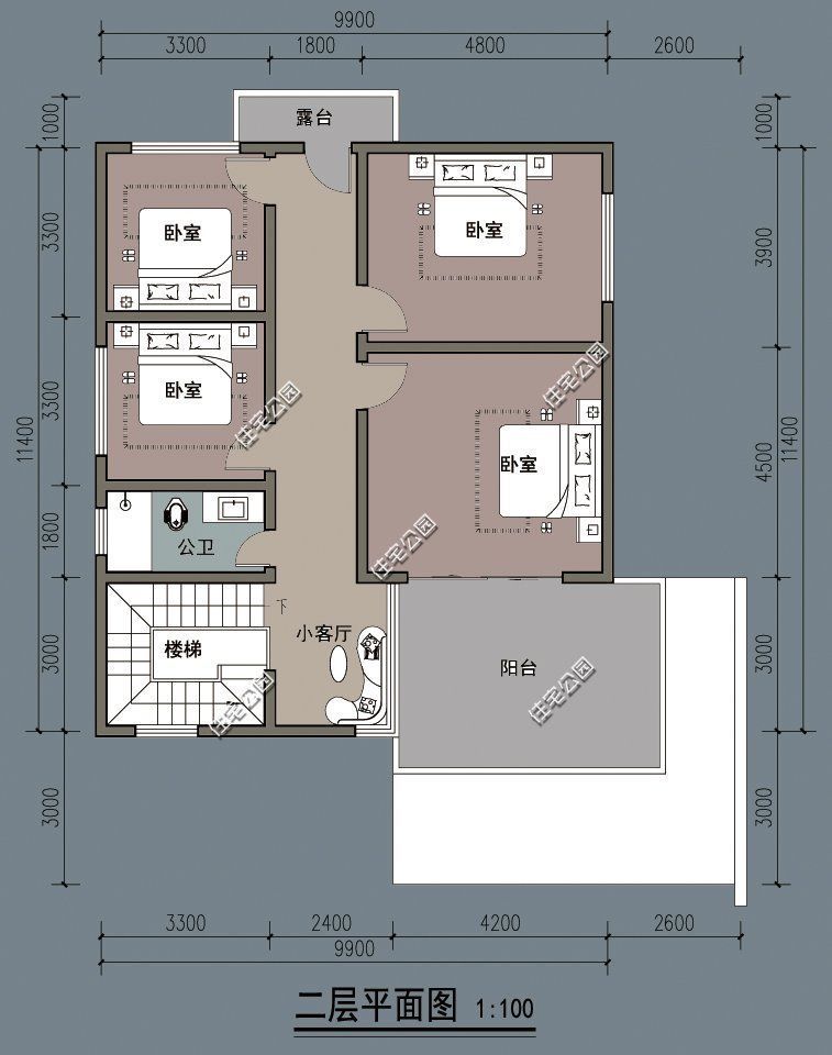 户型|农村建房想省钱？看看这10套平屋顶户型，20来万就能建好