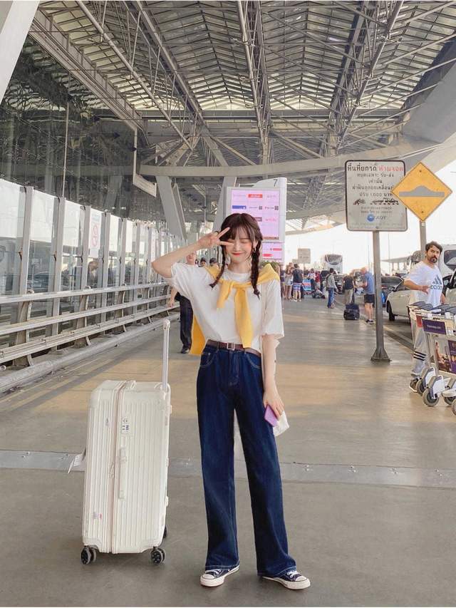 针织衫|被秋天的“阔腿裤”美到!不光很流行,搭配起来简单还很好看