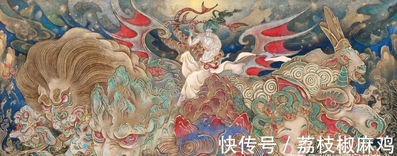 绘画#清华大学才女尧立,她笔下的插画,美到让人窒息