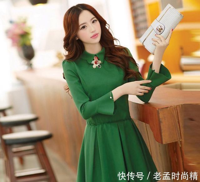 清新的“绿色系”衣服, 提升整体气质, 如沐春风有生机