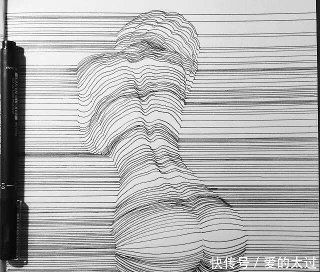 这才是线条画的最高境界!