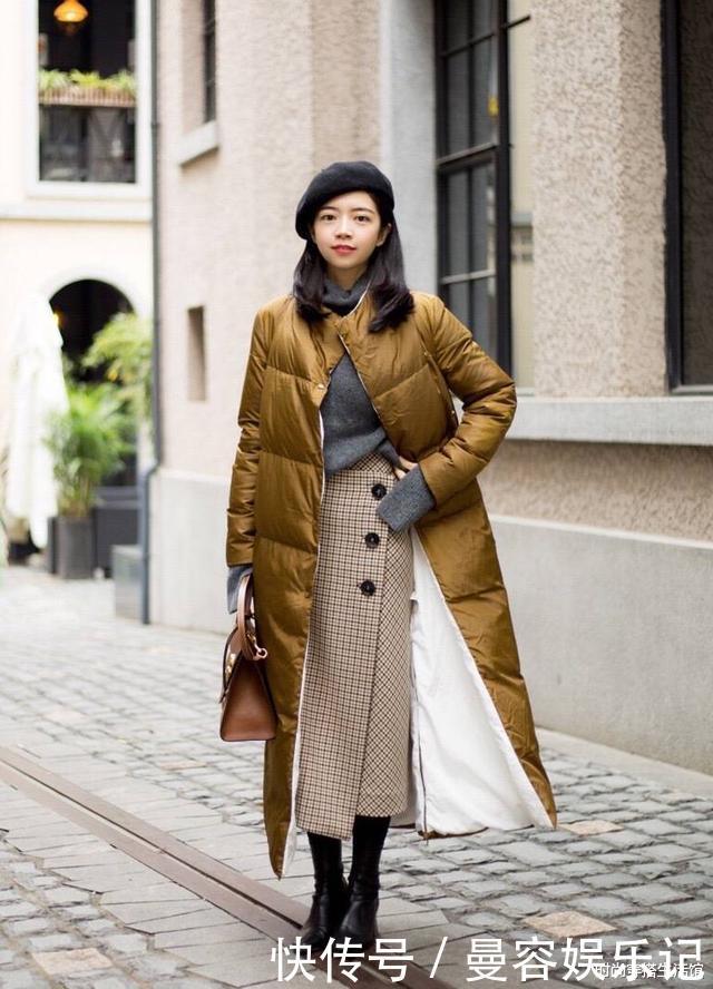 冬天尽量少穿毛衣搭半裙,太土!看三木这样搭,时髦又保暖