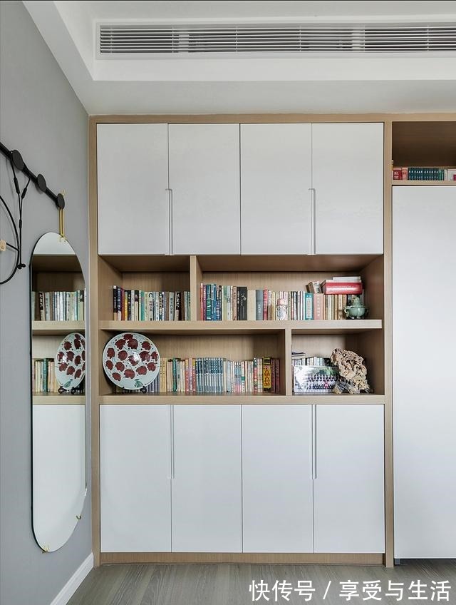 墙面|103㎡现代简约风，自然与现代的碰撞，体验撞色带来的震撼美！