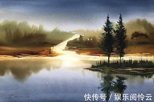 屏保$充满仙气的水彩画，每一张都可以用来做屏保！