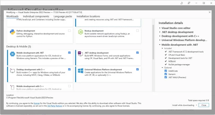 微软.NET跨平台UI框架MAUI预览版8发布插图