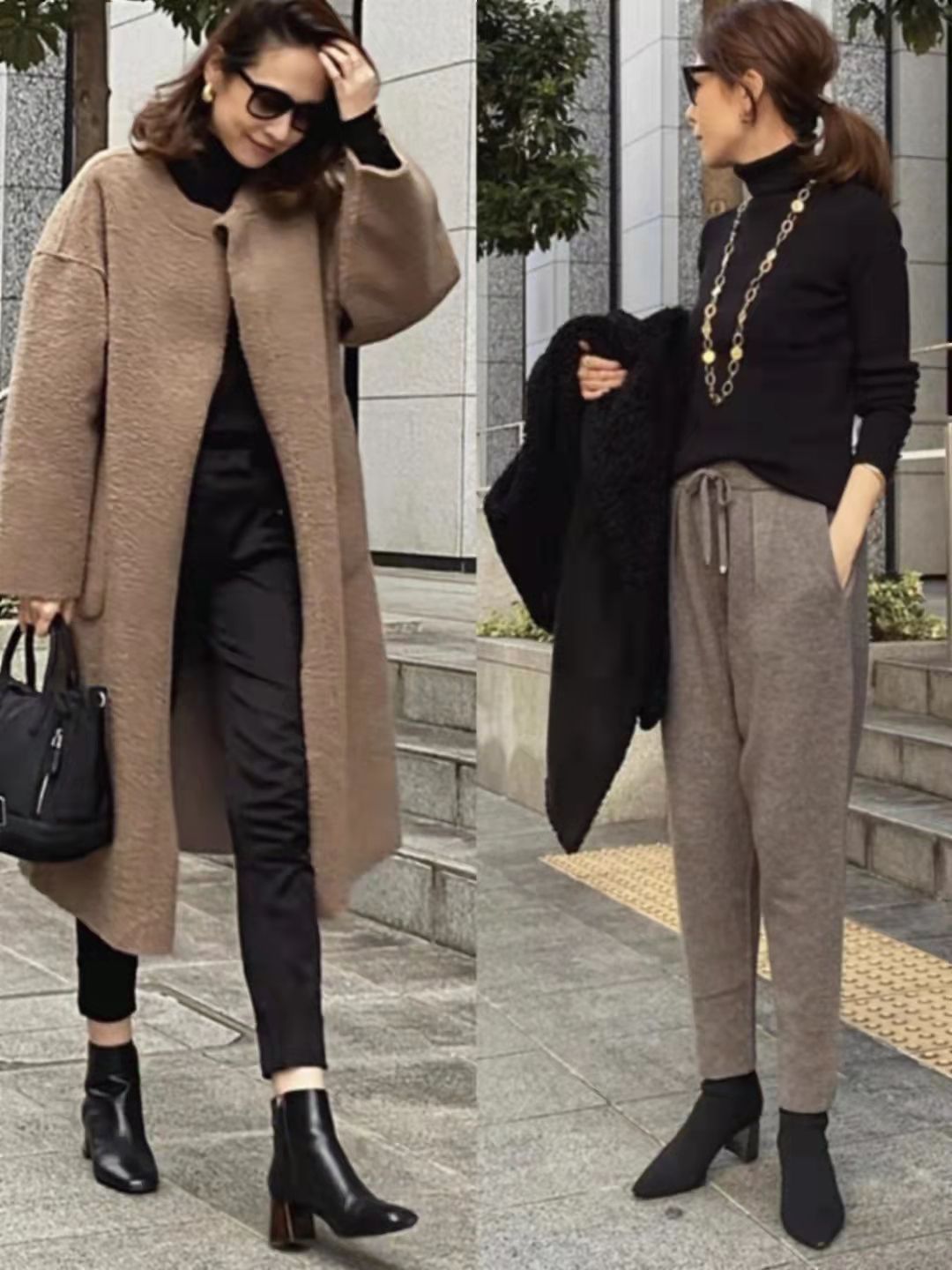 踝靴 这才是50岁女人该有的“短靴”穿搭,既保暖又体面,想不优雅都难