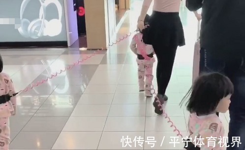 上辈子|辣妈带三胞胎“走机场”火了,上辈子怕是拯救了银河系?