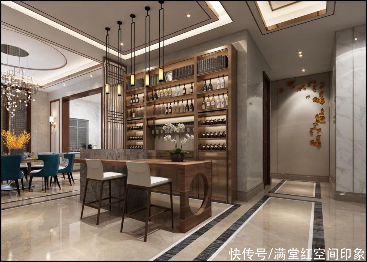 传达|现代中式豪宅装修，品味东方典雅，传达中式韵味意境之美
