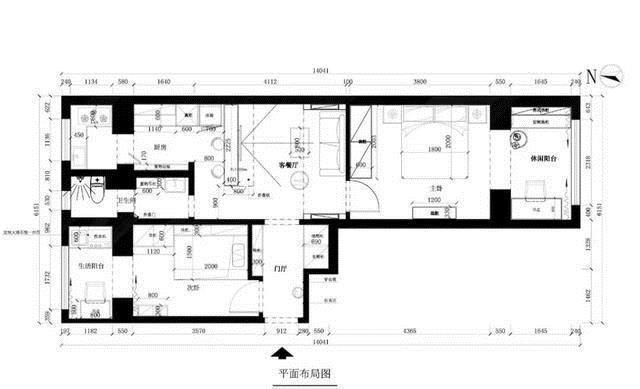 隔断|改造60㎡两居室，墙体后移扩大空间，阳台变休闲室，舒适不费钱