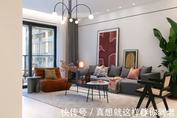 客厅|他家190㎡,坚持拆掉一面墙,装修后,满屋子的高级感,藏不住了