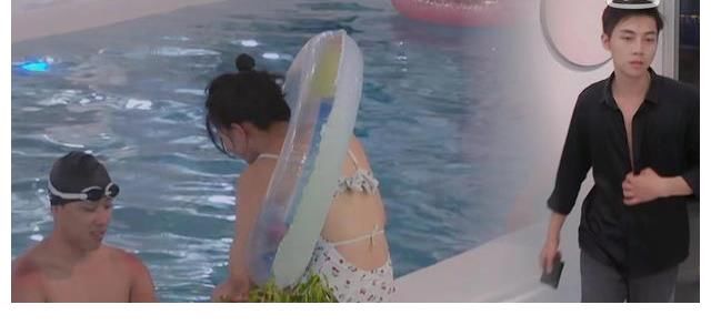 機(jī)智的戀愛：呂珊跟烏蘭泳池親密戲水，被網(wǎng)友嘲諷女版“馬子佳”