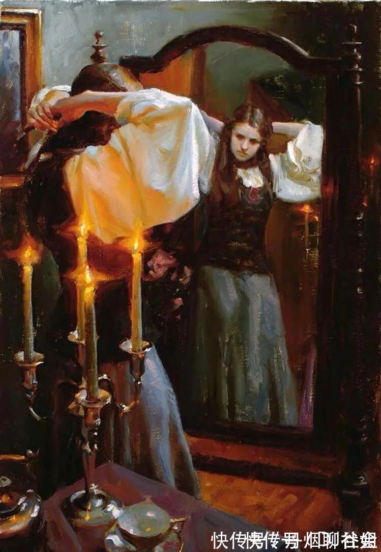 迈克尔!寻找生命中的光,70后印象现实主义画家迈克尔·马尔姆的油画