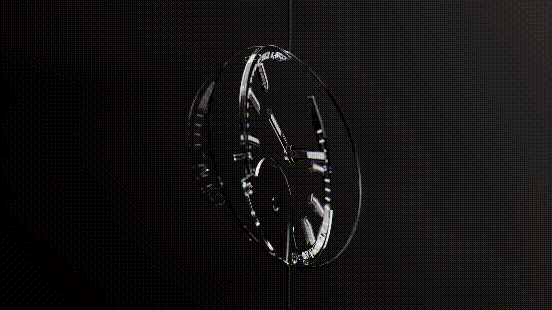 艺术家 这C4D玩得太6了!灵动诠释宇舶表限量版陀飞轮全蓝宝石腕表的冰肌玉骨