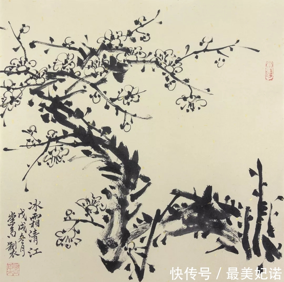 仙葩$锦官城外雪皑白,千里江天同一色,万家灯火入河来