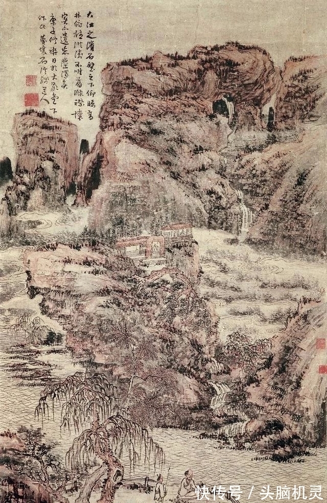 山水画史#苍幽深邃|蓬头垢面的山水画