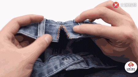 杨幂 裤腰小了别急着扔,剪1刀瞬间变合身,原来这么简单