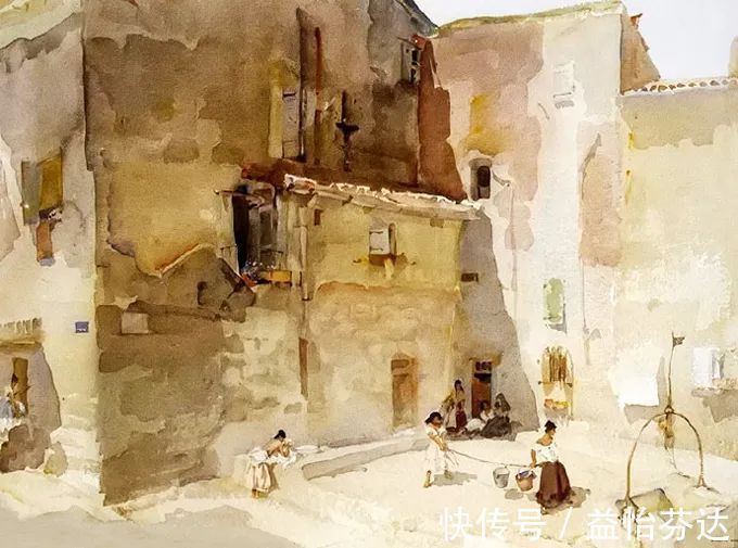 水彩!他是最会画人体画作的 世界顶尖级水彩大师