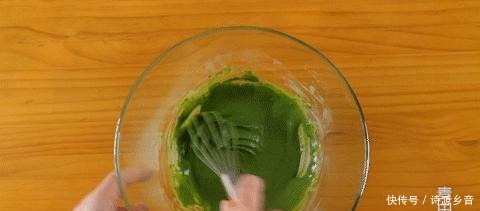 一起来做抹茶蛋糕卷吧，漂亮毛巾面，一卷就成功