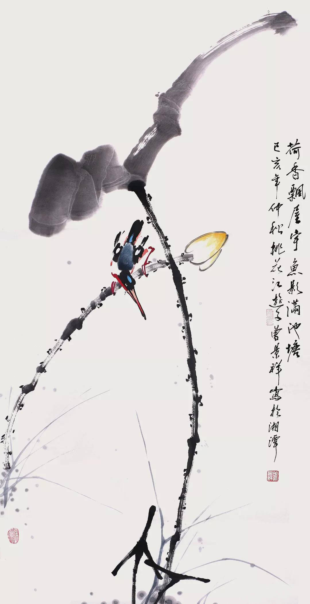 湘潭师范学院!翰墨丹青展风采——画家曾景祥花鸟画作品欣赏