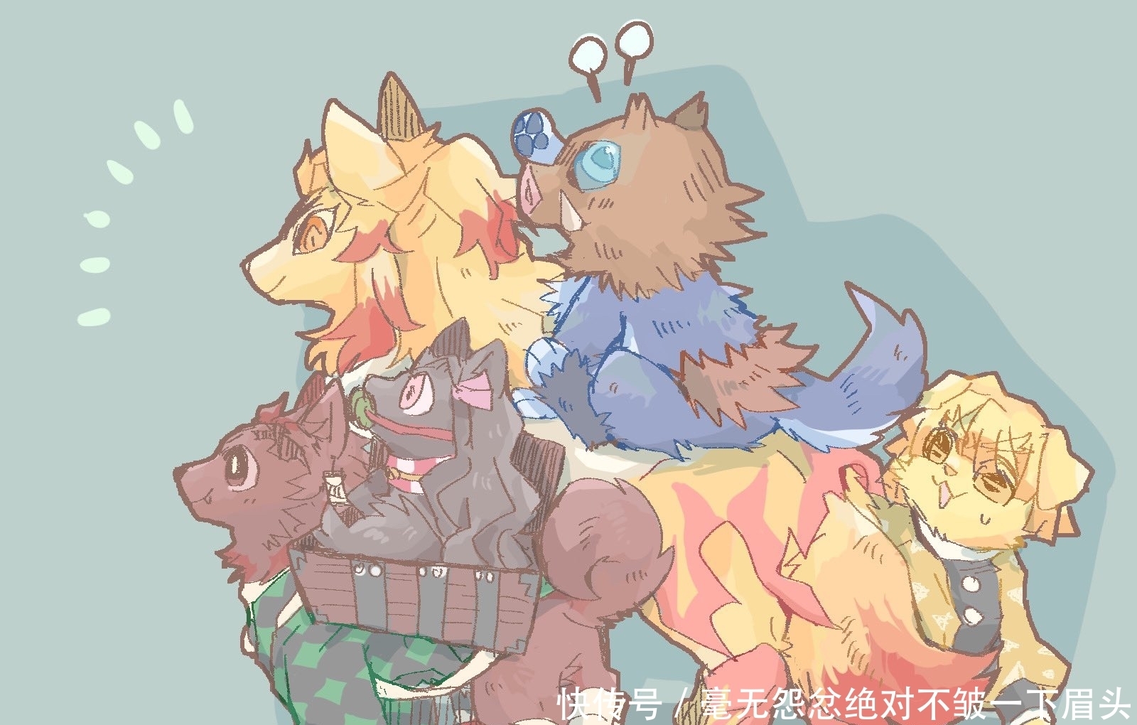 Pixiv,兽人化的动漫主角么,还能认出来么