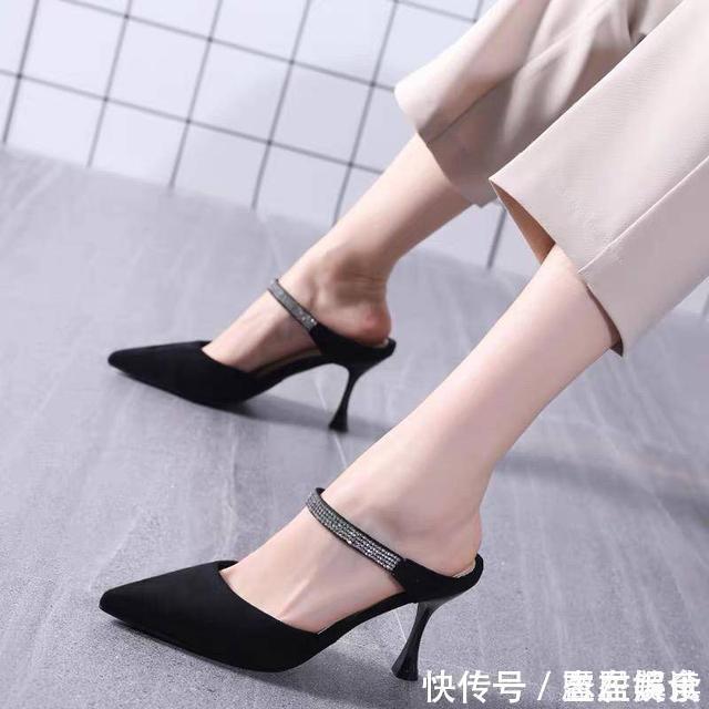 优雅 时尚水钻高跟鞋,成熟优雅又高级,气质女神的首选
