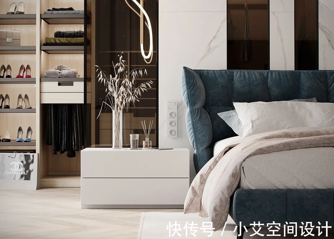 主卧|180㎡软装设计,越简单,越有品味!