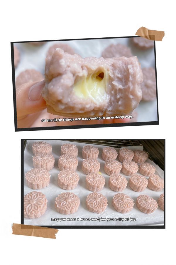 糯米粉|芋泥燕麦奶酪月饼