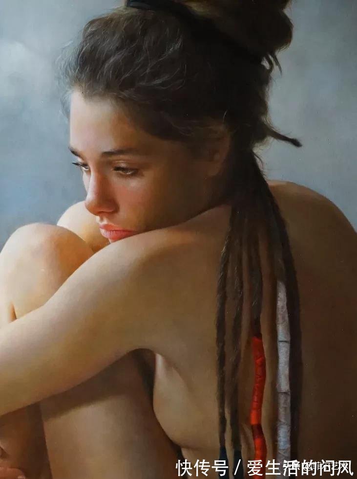 安妮·@法国画家安妮·罗达超高清、超写实人物油画作品欣赏