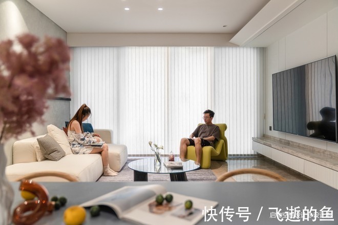 雾霾|雕塑玄关+进门卧室——“呵护型”色彩美家