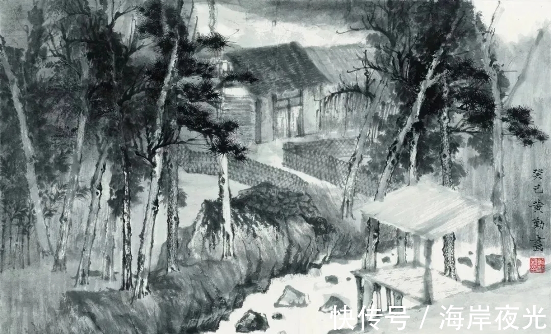 张谷旻#一个有才情的女画家|黄勤山水画