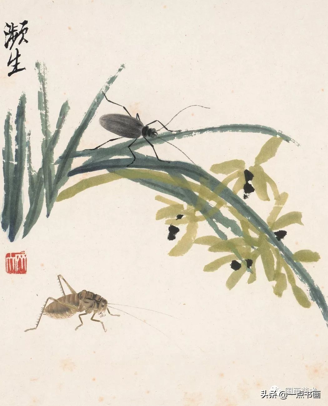 白石老人|赋梅兰竹菊松以新意——齐白石笔下的梅兰竹菊松