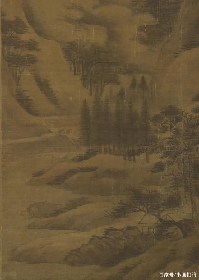 台北故宫博物院$赏画|元代画家高克恭《群峰秋色轴》