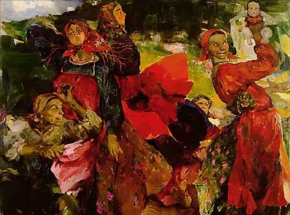 彼得堡&色彩这么艳丽,居然是列宾工作室出来的画家