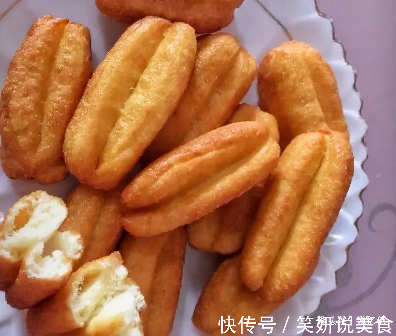 一个鸡蛋，一碗面粉，空心油条做法，一次成功