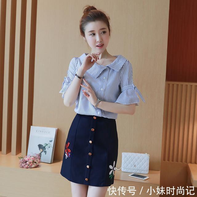 露肩|精美迷人的8款时尚套装,青春靓丽,美翻整个春夏