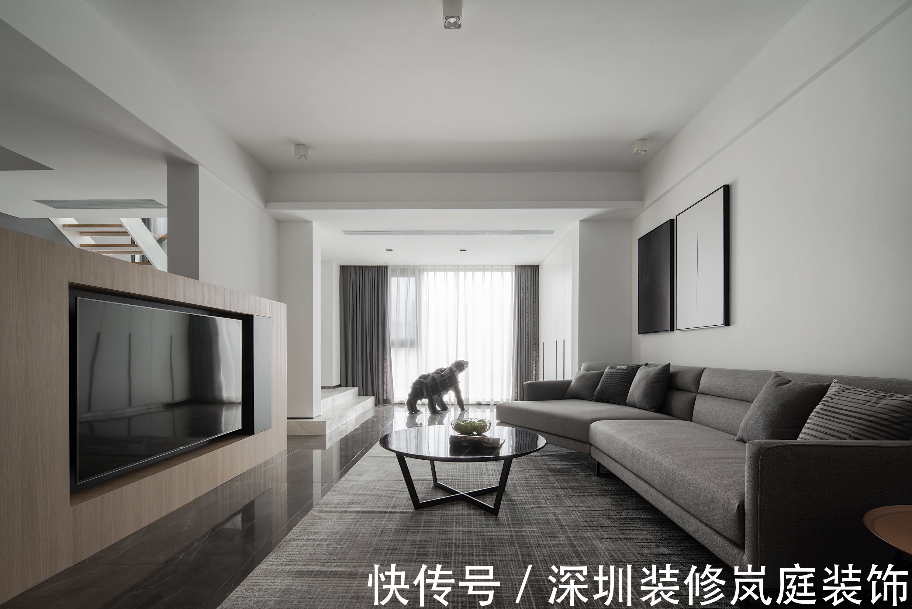 装修|深圳装修:侨乡村109㎡现代简约,缔造时尚家居新格调!