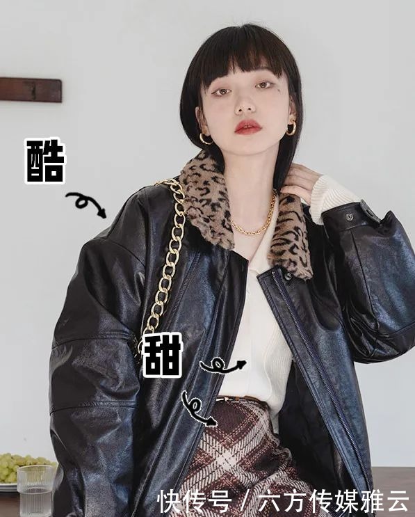 冬天|厚外套+半裙,棉服+裤子,冬天这么穿太洋气了