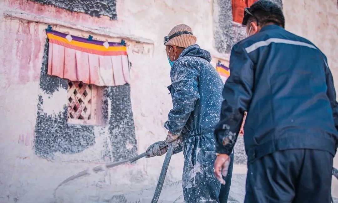 换装季|布达拉宫迎来一年一度的“换装季”