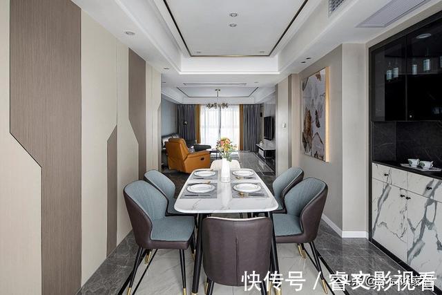 现代|一家三口住140㎡新房,精致大气的现代轻奢风格,看完非常喜欢