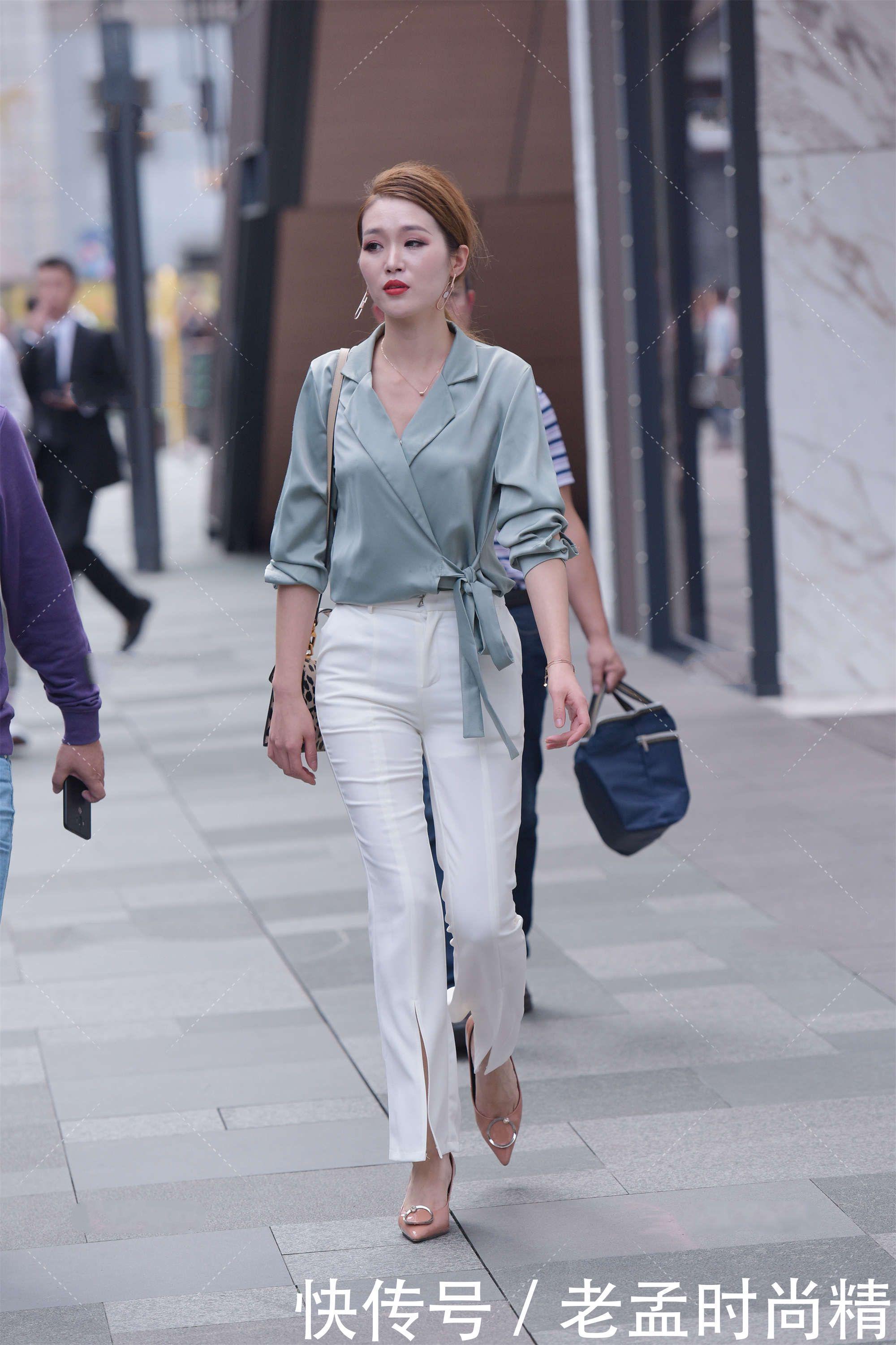 街拍:成熟职场穿搭, 低调又高级, 很有时尚感觉