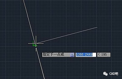 Cad快速做垂线