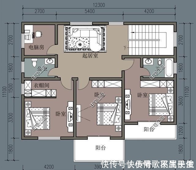 农村|宽12米，长10米地，怎么设计2层带堂屋的农村别墅呢！