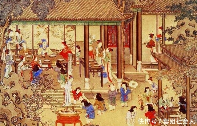 唐朝兴起拜年,春节成为官方节日,家家户户张灯结彩并且设有酒席